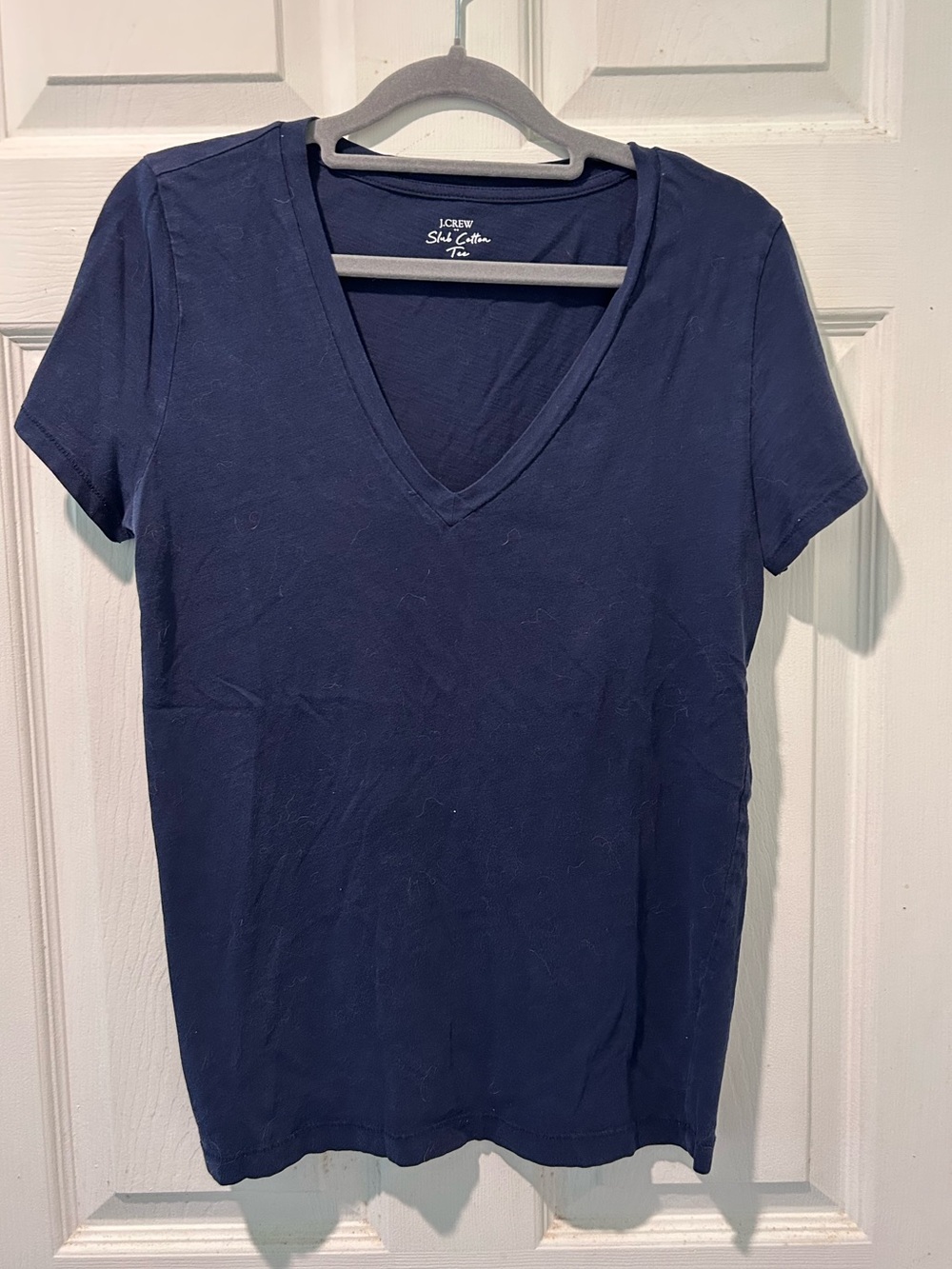 J.Crew Slub V-neck MD